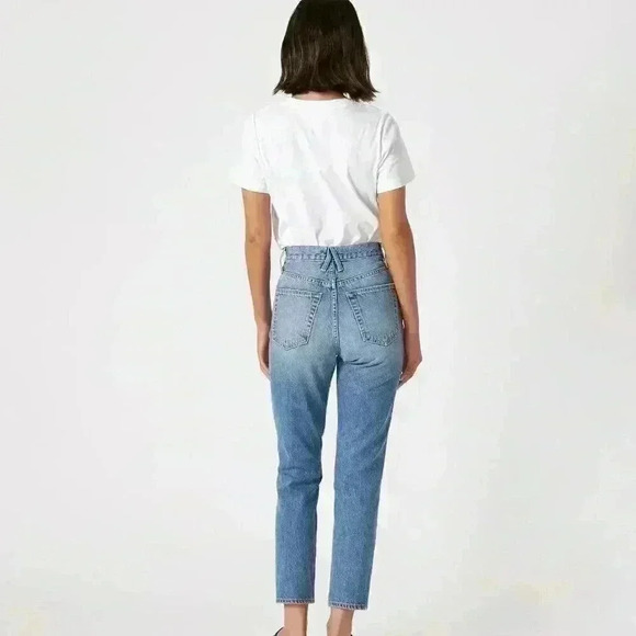 SLVRLAKE Beatnik Ankle Jeans Wash Rockaway Distressed - Picture 2 of 8